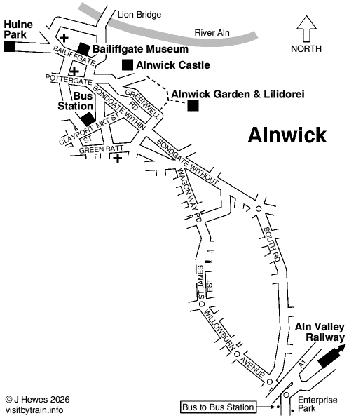 Alnwick map