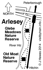 Arlesey map