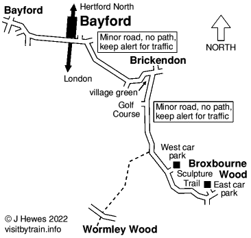 Bayford map