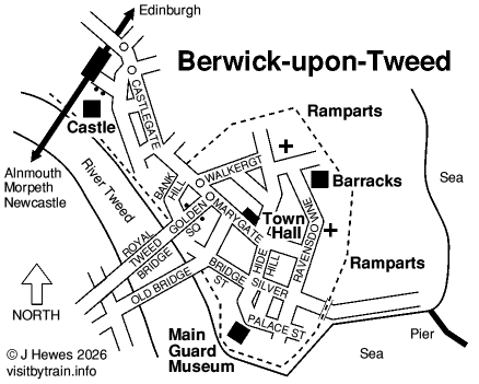Berwick-upon-Tweed map