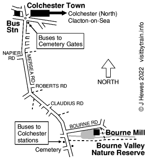 Bourne Mill map