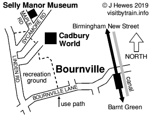 Bournville map