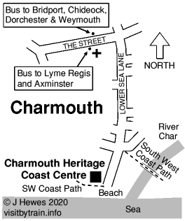 Charmouth map