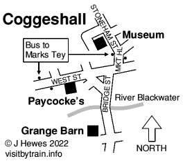 Coggeshall map