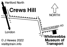 Crews Hill map