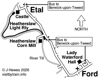 Etal and Ford map