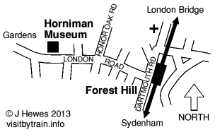 Forest Hill map