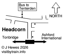 Headcorn map