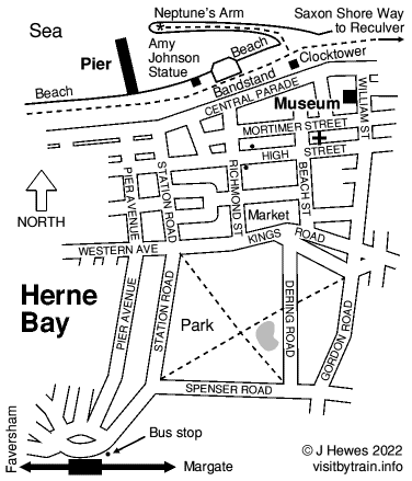 Herne Bay map