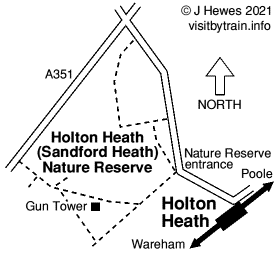 Holton Heath map