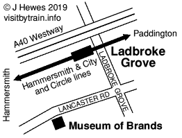 Ladbroke Grove map