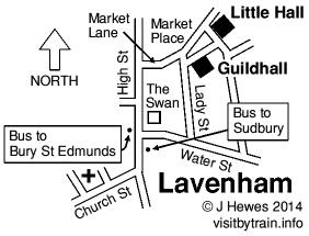 Lavenham map