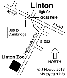 Linton Zoo map