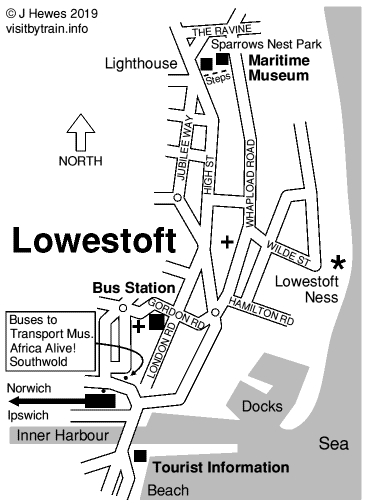 Lowestoft map
