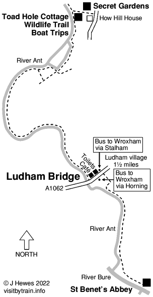 Ludham Bridge map
