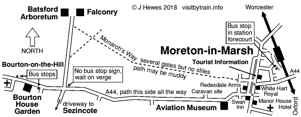 Moreton-in-Marsh map