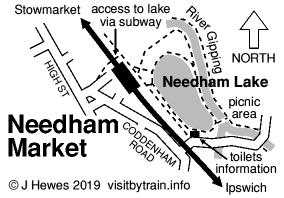 Needham Market map