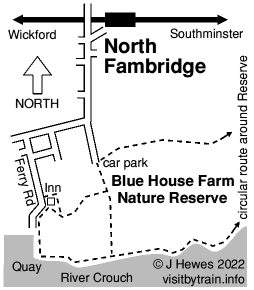 North Fambridge map