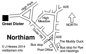 Northiam map