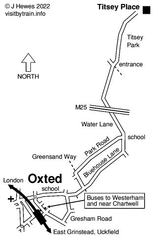 Oxted map