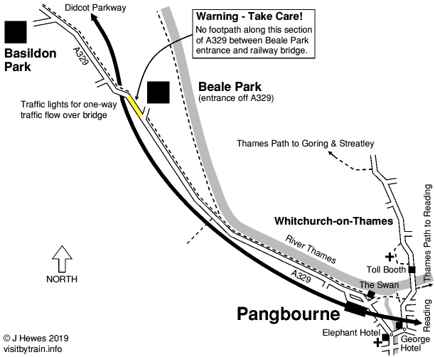 Pangbourne map