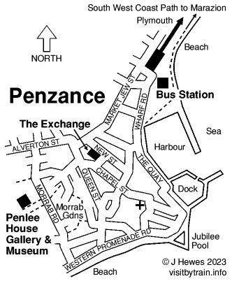 Penzance map