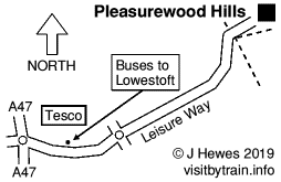 Pleasurewood Hills map