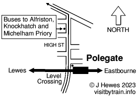 Polegate map
