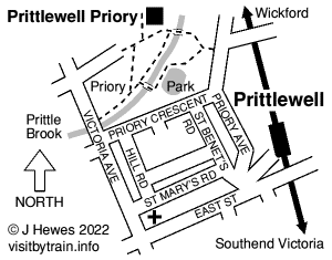 Prittlewell map