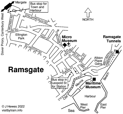 Ramsgate attractions map
