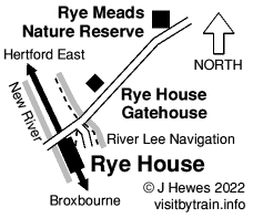 Rye House map