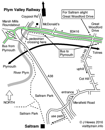 Saltram map