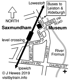 Saxmundham map