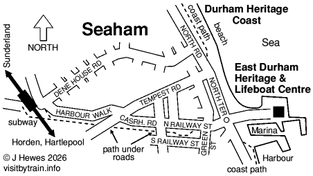 Seaham map