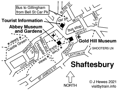 Shaftesbury map
