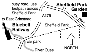 Sheffield Park map