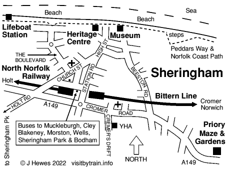 Sheringham map