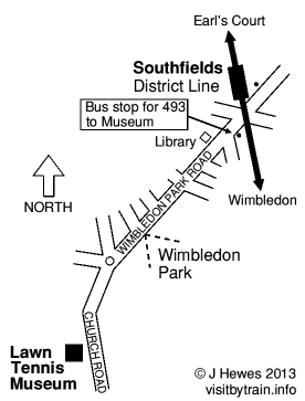 Southfields map