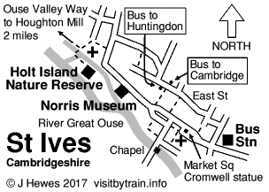 St Ives map