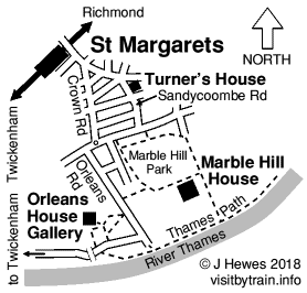 St Margarets map