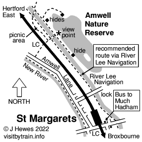 St Margarets map