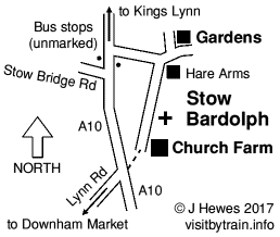 Stow Bardolph map