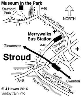 Stroud map