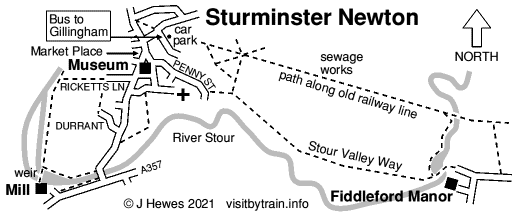 Sturminster Newton map