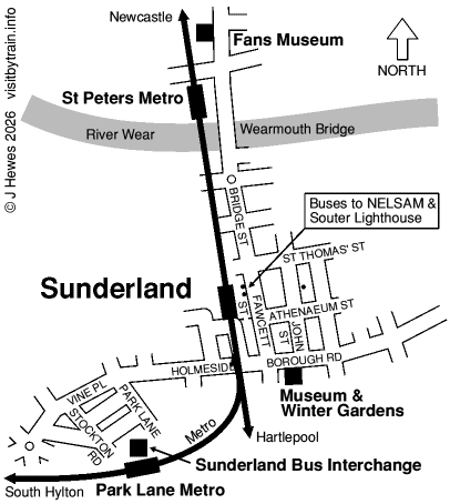 Sunderland map