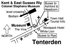 Tenterden map