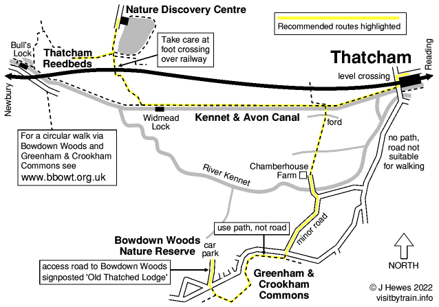 Thatcham map