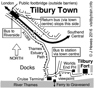 Tilbury map