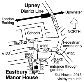 Upney map