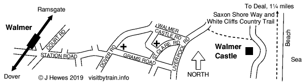 Walmer map